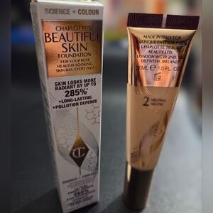 🔥Charlotte Tilbury Beautiful Skin Foundation in  2 Neutral
